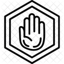 Stop End Halt Icon