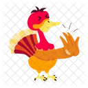 Turkey Cartoon Turkey Stickers Cute Turkey Icon