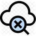 Stop Magnifying Cloud Computing Icon