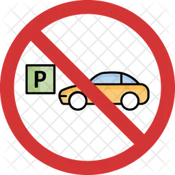 Stop Parking  Icon