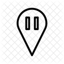 Stop Point Solid Icon