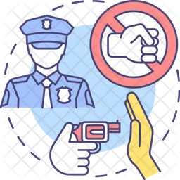 Stop police brutality  Icon