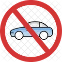 Police Car Police Vehicle Forbidden Icon