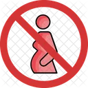 Pregnant Pregnant Women Forbidden Icon