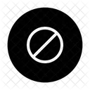 Stop Sign Block Forbidden Icon