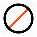 Stop Sign Block Forbidden Icon