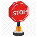 Stop Sign Traffic Stop Red Sign Icon