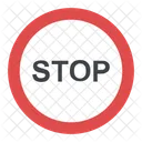 Stop Sign Rules Icon
