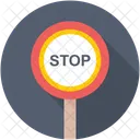 Prohibition Stop Sign Icon