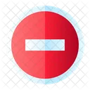 Stop Block Sign Icon