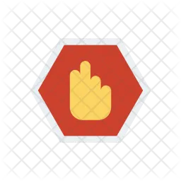 Stop sign  Icon