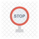 Stop Sign Board Icon