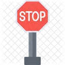 Stop Sign Stop Board Icon