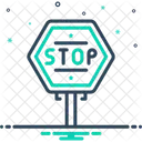 Stop Sign Stop Billboard Icon