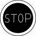 Stop Sign Haltsign Roadstop Icon