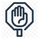 Stop Sign Red Halt Icon
