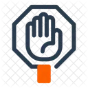 Stop Sign Red Halt Icon