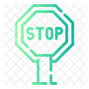 Stop Traffic Sign Signaling Icon