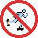 Stop Skating Icon