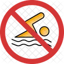 Swimming Swimming Flip Forbidden Icon