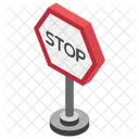 Stop Symbol Stop Board Traffic Rules Icon
