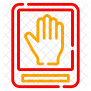 Hand Gesture Warning Icon