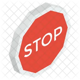 Stop Symbol  Icon