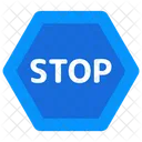 Stop Symbol Road Sign Stop Banner Icon