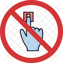 Stop Touch  Icon