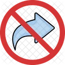 Stop Turn right  Icon