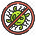 Stop Virus No Virus Diagnosis Icon