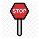 Stopp Stoppschild Schild Symbol