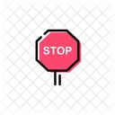 Stopp Stoppschild Schild Symbol