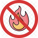 Flamme stoppen  Symbol