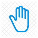 Stopp-Hand  Symbol