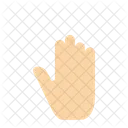 Stopp-Hand  Symbol