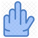 Stopp-Handbewegung  Icon