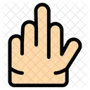 Stopp-Handbewegung  Symbol