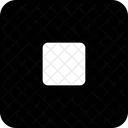 Stopp Quadrat Symbol