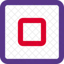 Stopp-Quadrat  Symbol