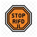 RFID Stoppen Stopp Schmuckstuck Symbol