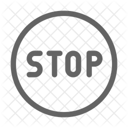 Stoppschild  Symbol