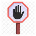 Stoppschild Strassenschild Verkehrsschild Symbol