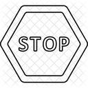 Stoppschildvariante Stoppschildvariante Stoppschildsymbole Symbol