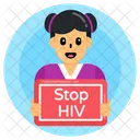 HIV stoppen  Symbol