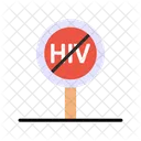 Stoppt HIV Stoppt AIDS HIV Symbol