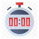 Stoppuhr Timer Zeitnehmer Symbol