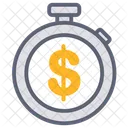Stopwatch Clock Finance Icon