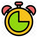 Stopwatch First Quarter Countdown Icon