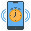 Stopwatch Timer Smartphone Notification Clock Calendar Date Icon